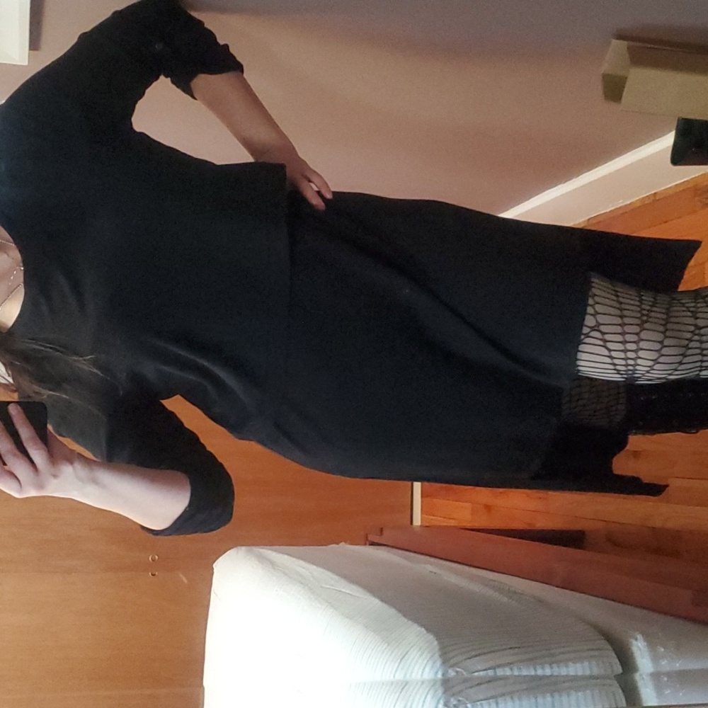Black tunic dress